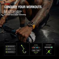 Zeblaze Stratos 4 GPS Rugged Smart Watch 1.43’’ AMOLED Display Bluetooth Voice Calls 5 ATM - Zeblaze