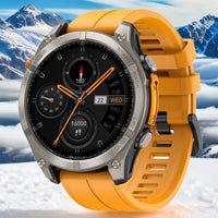 Zeblaze Stratos 4 GPS Rugged Smart Watch 1.43’’ AMOLED Display Bluetooth Voice Calls 5 ATM - Electric Orange - Zeblaze