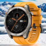 Zeblaze Stratos 4 GPS Rugged Smart Watch 1.43’’ AMOLED Display Bluetooth Voice Calls 5 ATM - Electric Orange - Zeblaze