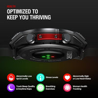 Zeblaze Stratos 4 GPS Rugged Smart Watch 1.43’’ AMOLED Display Bluetooth Voice Calls 5 ATM - Zeblaze