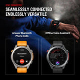 Zeblaze Stratos 4 GPS Rugged Smart Watch 1.43’’ AMOLED Display Bluetooth Voice Calls 5 ATM - Zeblaze