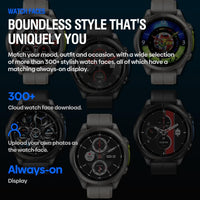 Zeblaze Vibe 8 Rugged Outdoor Smart Watch – 1.43’’ AMOLED Built-in Flashlight 5ATM & IP69K - Zeblaze