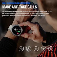 Zeblaze Vibe 8 Rugged Outdoor Smart Watch – 1.43’’ AMOLED Built-in Flashlight 5ATM & IP69K - Zeblaze