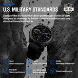 Zeblaze Vibe 8 Rugged Outdoor Smart Watch – 1.43’’ AMOLED Built-in Flashlight 5ATM & IP69K - Zeblaze