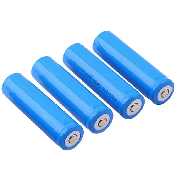 4 PACK - NOCO Genuine Capacity Button Top 18650 Lithium Ion Polymer Battery - 3.7V 2500MAH - Batteries NOCO