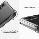 Shockproof Airbag Corner Transparent Phone Cover + Free Screen Protector - For Nokia X10 / X20 - acc Noco