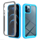 Full Enclosure Protective Cover with Built-In Screen Protector for Apple iPhone 12 / iPhone 12 Pro - Blue - Cover Noco