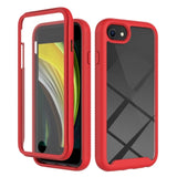 Full Enclosure Protective Cover with Built-In Screen Protector for Apple iPhone 7 / iPhone 8 / SE 2020 / SE 2022 - Red - Cover Noco