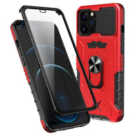 Apple iPhone 14 Pro CamShield Armor Ring Full Enclosure Protective Cover with Built-In Screen Protector - Red - Cover Noco