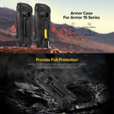 Ulefone Armor 15 Cover + Belt Clip and Quick Clip Carabiner - Cover Ulefone