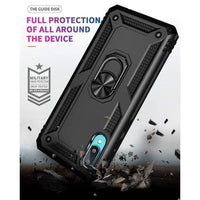 Armor Rugged Protective Case with Metal Ring/Stand for Samsung Galaxy A02 / M02 - acc Noco