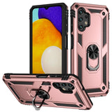 Armor Rugged Protective Cover with Metal Ring/Stand for Samsung Galaxy A13 4G - Pink - Cover Noco