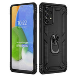 Armor Rugged Protective Cover with Metal Ring/Stand for Samsung Galaxy A73 5G - Cover Noco
