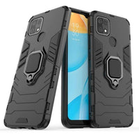 Shockproof Rugged Protective Case with Ring Holder for Oppo A15 - acc Noco