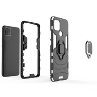 Shockproof Rugged Protective Case with Ring Holder for Oppo A15 - acc Noco