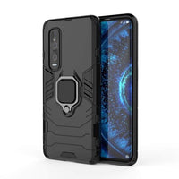 Shockproof Rugged Protective Case with Ring Holder for Oppo Find X2 Pro - acc Noco