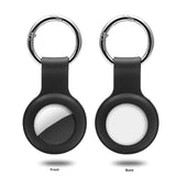 Apple AirTag Locator AirTag Silicone Protective Cover with Carabiner Clip - Black - Cover Noco