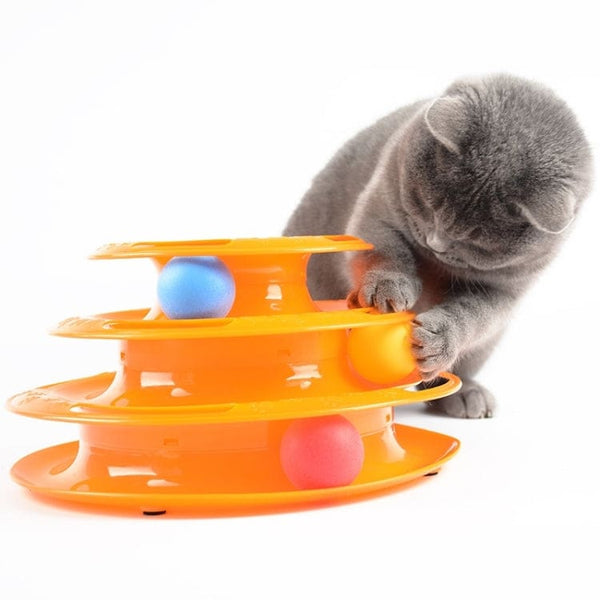 3 Layer Cat Ball Tower - Pet NOCO