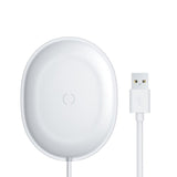 Baseus Jelly 15W QI Wireless Fast Charger QI Certified 5V/9V/12V QC3.0 Fast Charge - White - charger Baseus