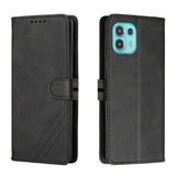 Motorola Edge 20 Lite - Best Case Flip Phone Cover/Wallet with Card Slots Magnetic Flap - Black - Cover Noco