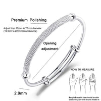 V Jewellery - Chain Sleeve Bracelet Adjustable Size Silver Colour - Jewelry Noco