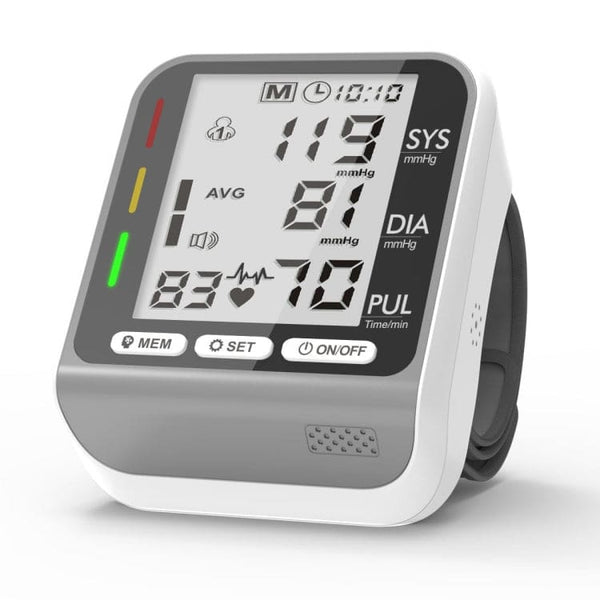 Wrist Fully Automatic Inflating Cuff Blood Pressure Monitor for Home Usage - smart NOCO