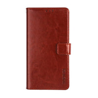 Flip Phone Cover/Wallet with Card Slots - For BLACKVIEW BV9800 / BV9800 PRO - Brown - acc Noco
