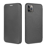 Carbon Shell Flip Phone Cover/Wallet - For Apple iPhone 11 Pro - acc Noco