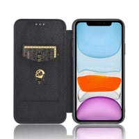 Carbon Shell Flip Phone Cover/Wallet - For Apple iPhone 12 Mini - acc Noco