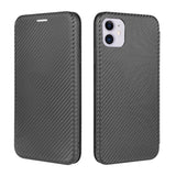 Carbon Shell Flip Phone Cover/Wallet - For Apple iPhone 12 / iPhone 12 Pro - acc Noco