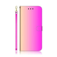 Mirror Reflective Flip Phone Cover/Wallet - For Umidigi A7S Phone - acc Noco