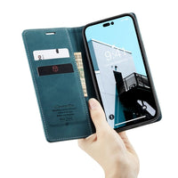Apple iPhone 14 PRO - CaseMe Wallet Flip Cover with Magnetic Closing Front Cover Card Slots Wallet - Cover CaseMe