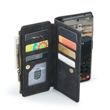 Samsung Galaxy S22 5G - CaseMe C30 Multifunction Wallet Zip Pocket 7 Card Slots - Cover CaseMe