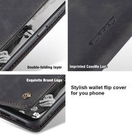 CaseMe Wallet Flip Cover with Magnetic Closing Front Cover Card Slots Wallet - For Samsung Galaxy A22 5G - acc Noco