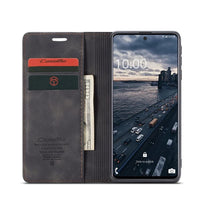 CaseMe Wallet Flip Cover with Magnetic Closing Front Cover Card Slots Wallet - For Samsung Galaxy A33 5G - Cover CaseMe