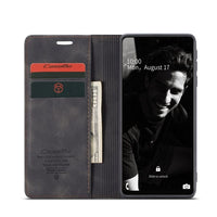 CaseMe Wallet Flip Cover with Magnetic Closing Front Cover Card Slots Wallet - For Samsung Galaxy A73 5G - Cover CaseMe