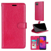 Deluxe Flip Phone Cover/Wallet with Card Slots - For BLACKVIEW BV6300 / BV6300 PRO - Magenta - acc Noco