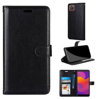 Deluxe Flip Phone Cover/Wallet with Card Slots - For BLACKVIEW BV6300 / BV6300 PRO - Black - acc Noco