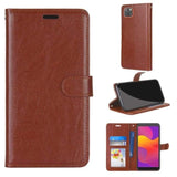 Deluxe Flip Phone Cover/Wallet with Card Slots - For BLACKVIEW BV6300 / BV6300 PRO - Brown - acc Noco