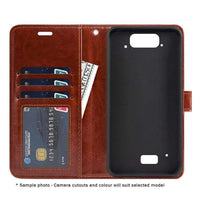 Deluxe Flip Phone Cover/Wallet with Card Slots - For ULEFONE ARMOR 8 - acc Noco