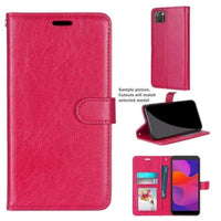 Deluxe Flip Phone Cover/Wallet with Card Slots - For ULEFONE ARMOR 8 - Magenta - acc Noco
