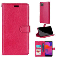 Deluxe Flip Phone Cover/Wallet with Card Slots - For DOOGEE S88 PRO / S88 PLUS - Magenta - acc Noco