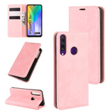 Huawei Y6P - Deluxe Flip Phone Cover/Wallet with Card Slots - Pink - Cover Noco
