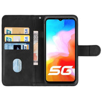 Flip Phone Cover/Wallet with Card Slots - For ULEFONE ARMOR 12 5G - Black - acc Noco
