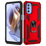 Armor Rugged Protective Case with Metal Ring/Stand for Motorola Moto G31 / Moto G41 - acc Noco