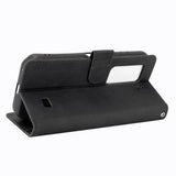 Flip Phone Cover/Wallet with Card Slots Magnetic Latch - For ULEFONE ARMOR 11 5G / ARMOR 11T 5G - Black - acc Noco