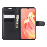 Deluxe Flip Cover Case Credit Card Slots Magnetic Closing - For Oppo A91 / F15 / Reno 3 - acc Noco