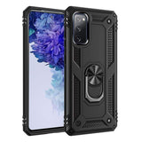 Armor Rugged Protective Case with Metal Ring/Stand for Samsung Galaxy S20 S20+ S20 Ultra - acc Noco