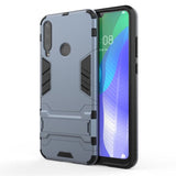 Huawei Y6P - Shockproof Rugged Protective Case with Stand - Blue - Cover Noco