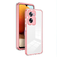 Oppo A57 4G / A57E / A57S Candy TPU Transparent Back Phone Cover - Pink - Cover Noco